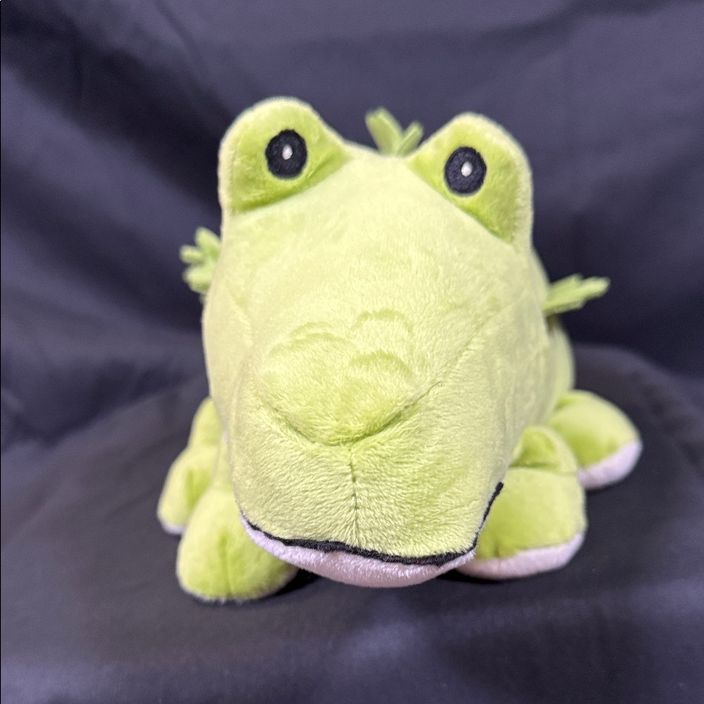 Vibrant Green Plush Alligator Toy - Picture 7 of 7